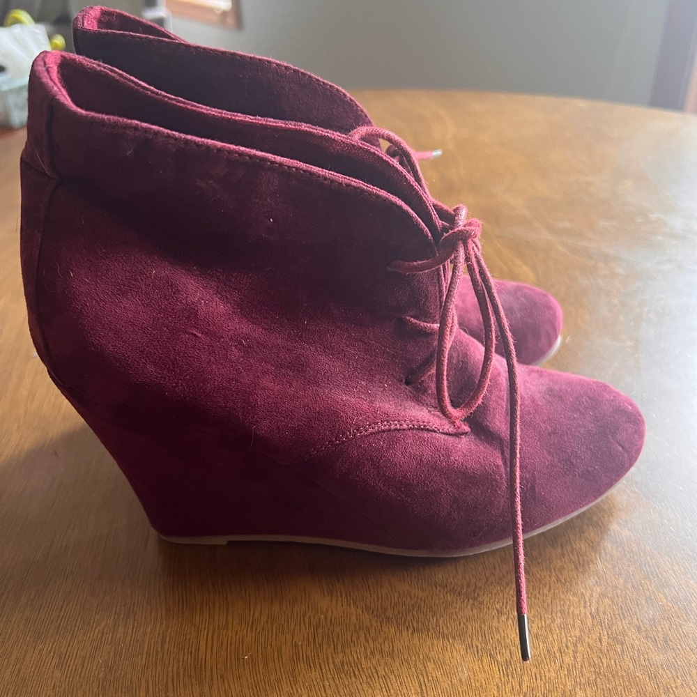 H&M wedge booties